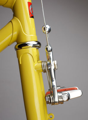 Grand Bois Chouette braze-on centerpull brake side view